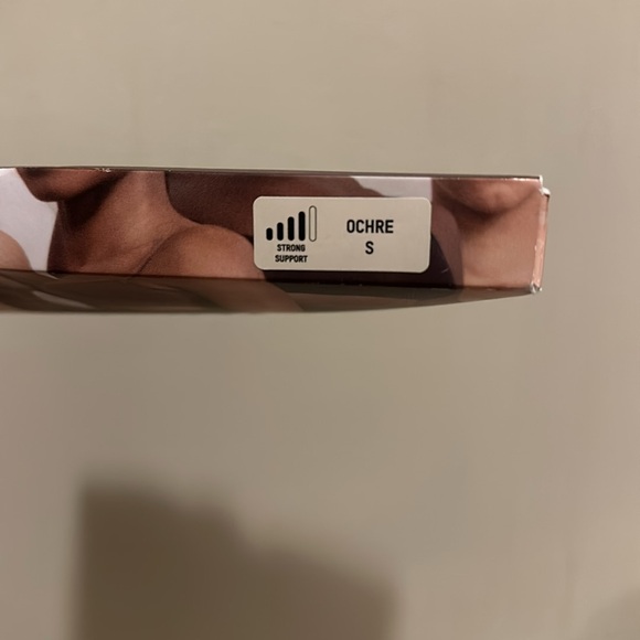 Skims Core Control High Waisted Brief in Ochre - Picture 7 of 8